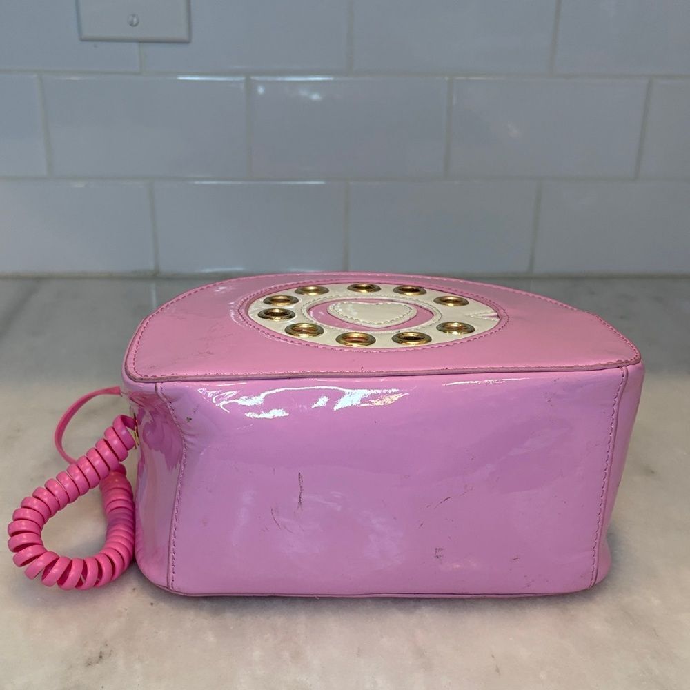 Pink Novelty Telephone Crossbody Bag - Ladies Fashion Handbag - Picture 8 of 16